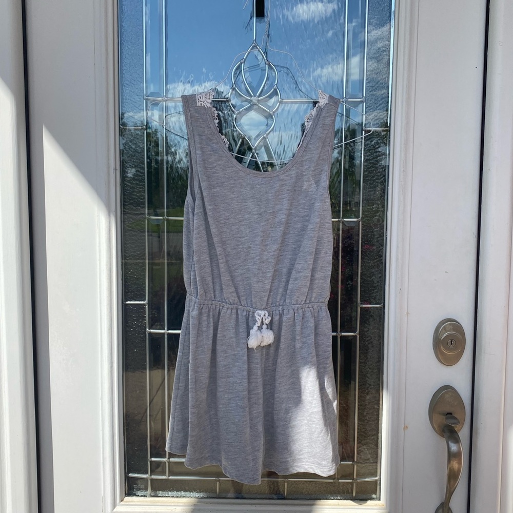 Truly me grey romper size: kids 16